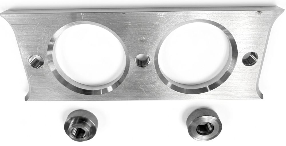 CNC machined aluminum component