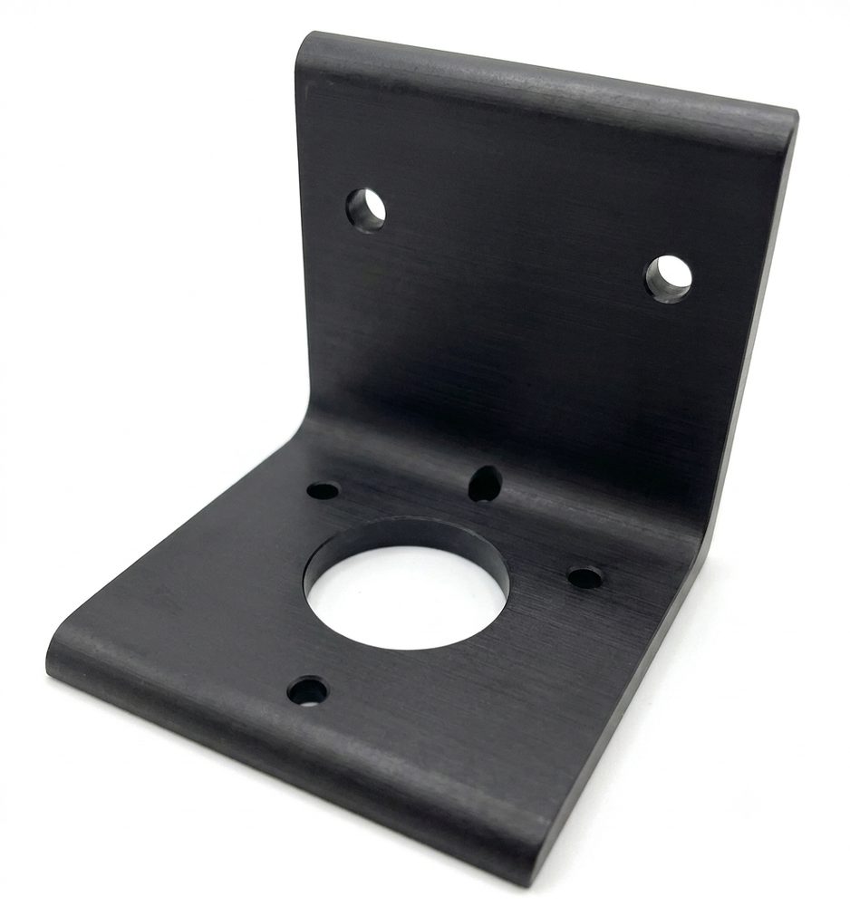 Powder coated fabricated bracket